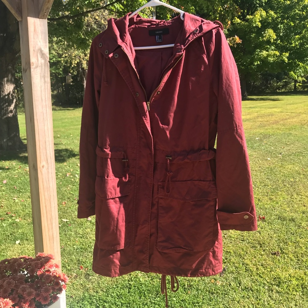 Fall Maroon jacket, Small by Forever 21